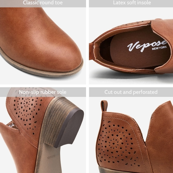 Vepose Women's Ankle Boots 👢 - Picture 3 of 9
